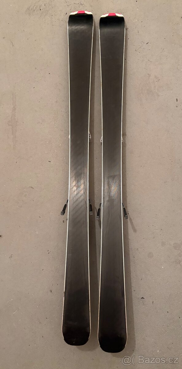 Dětské lyže 120 + boty Nordica vel. 24-24,5 + přilba Salomon - 2