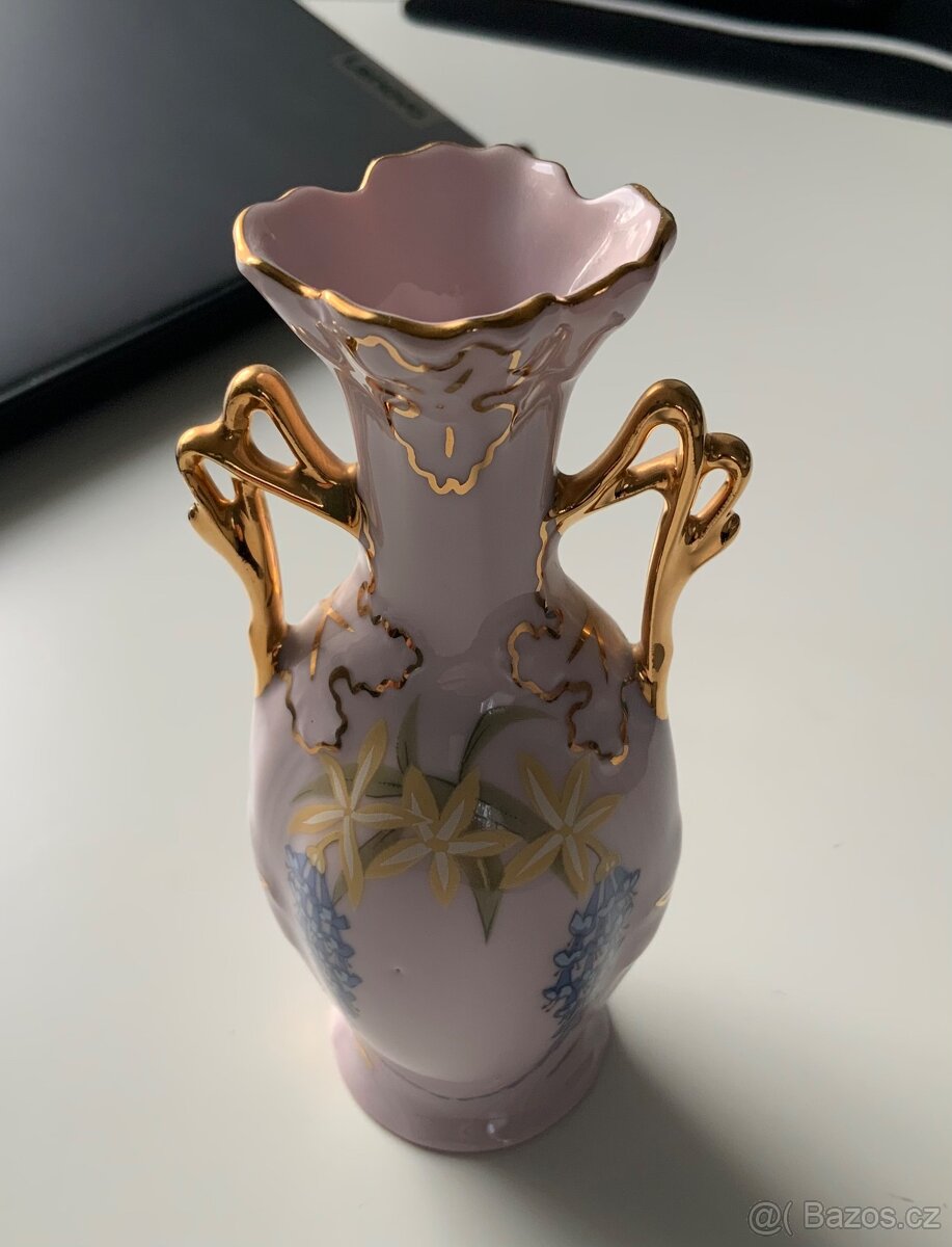 Vázička Růžový porcelán - 2