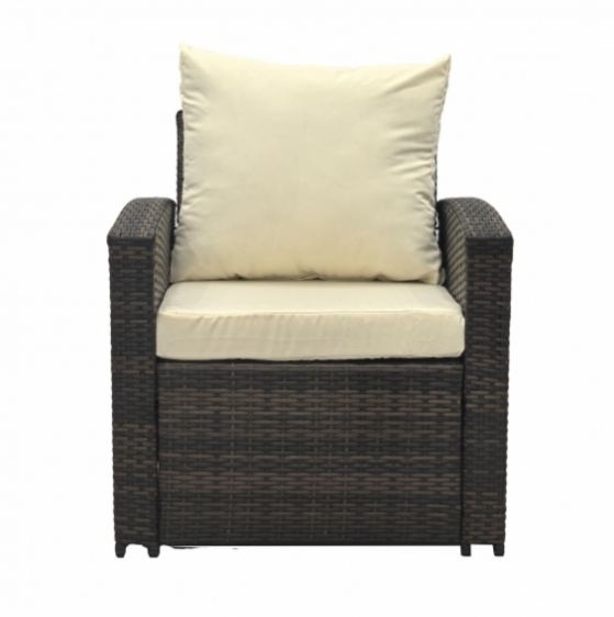 Set zahradního nábytku stolek, 2 x křesla, 2 x sedačka - 2