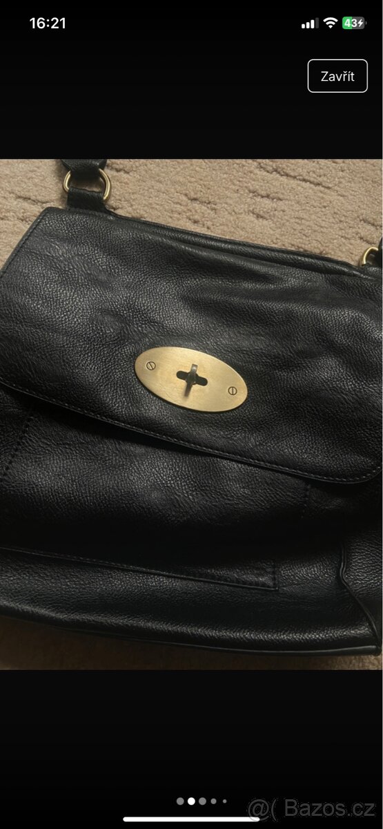 Černá kabelka přes rameno - 2