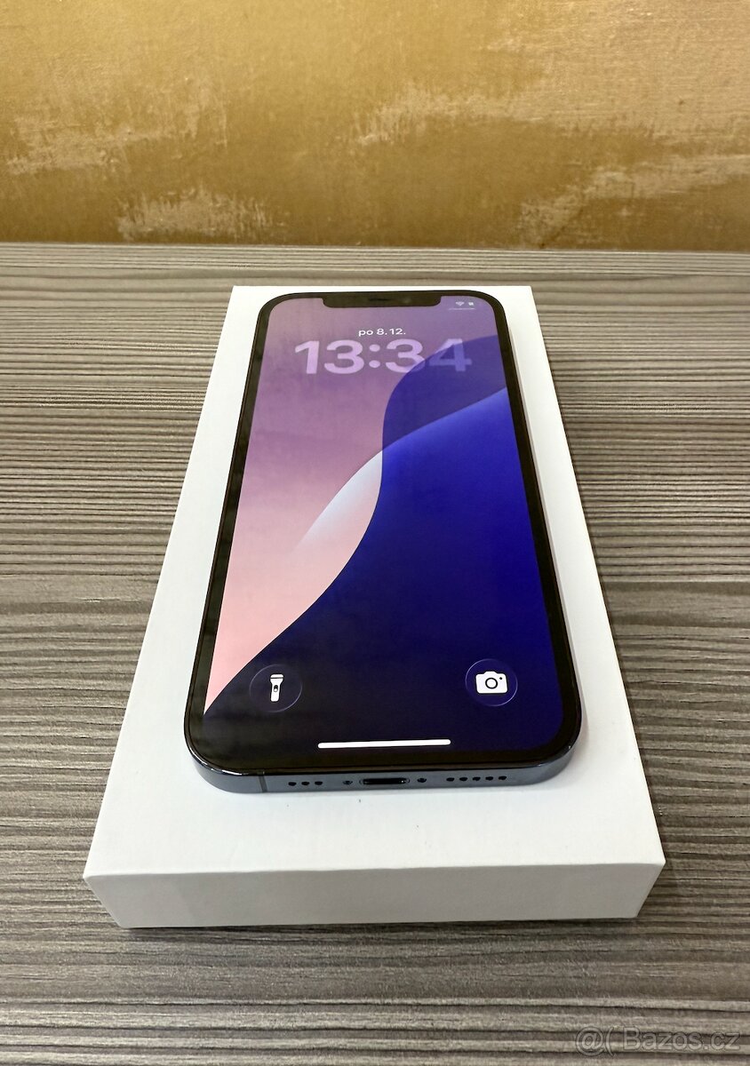 Apple iPhone 12 Pro 128GB modrý, TOP stav, baterie 100% - 2