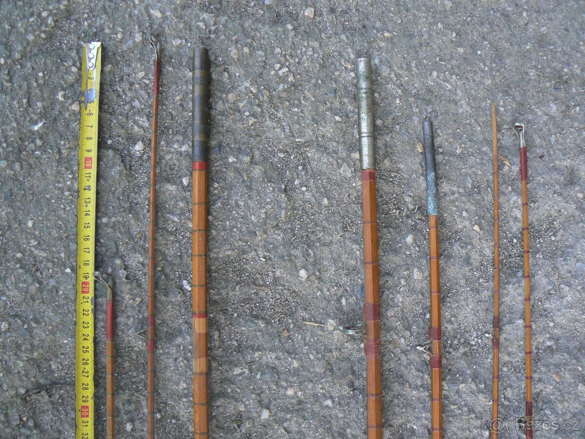 Bambusové pruty+naviják - 2