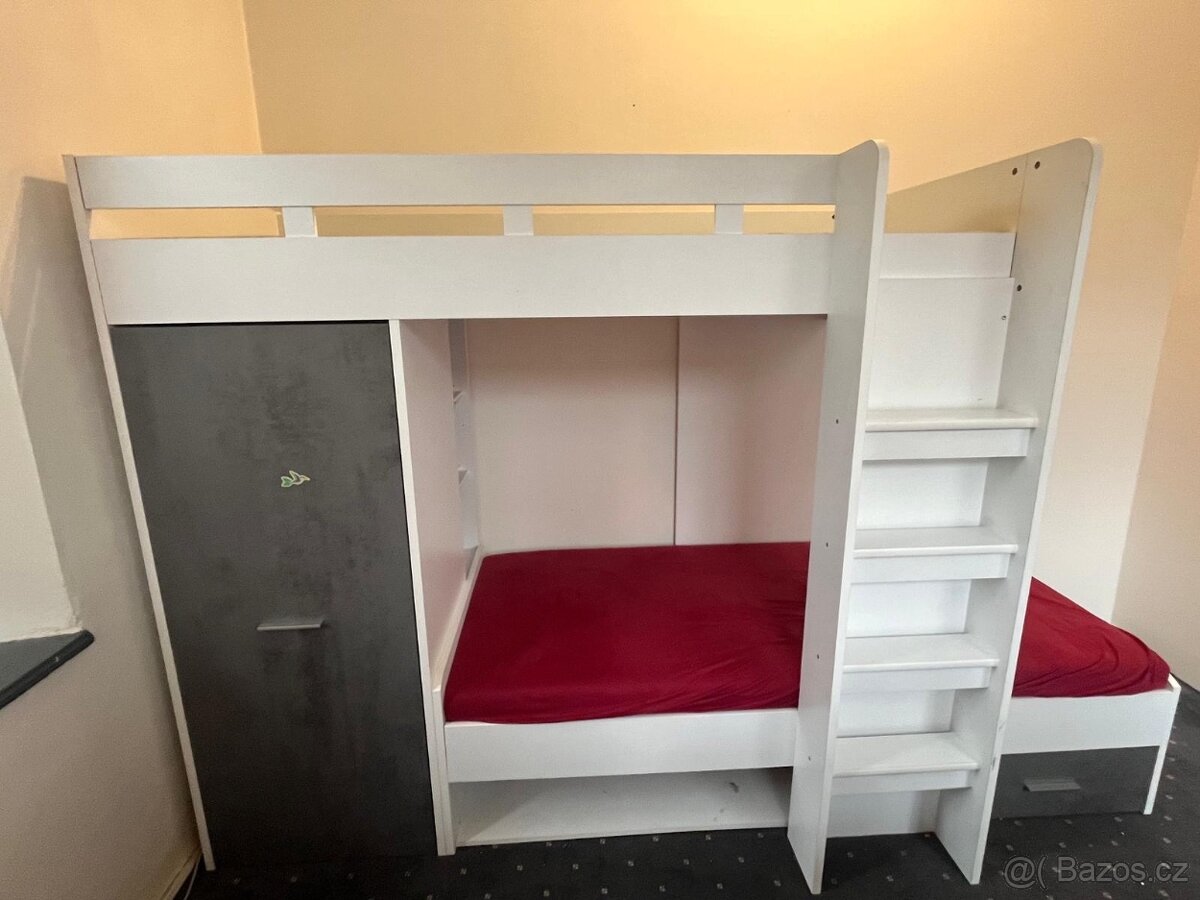 Dvoulůžková dětská postel-liberec - 2