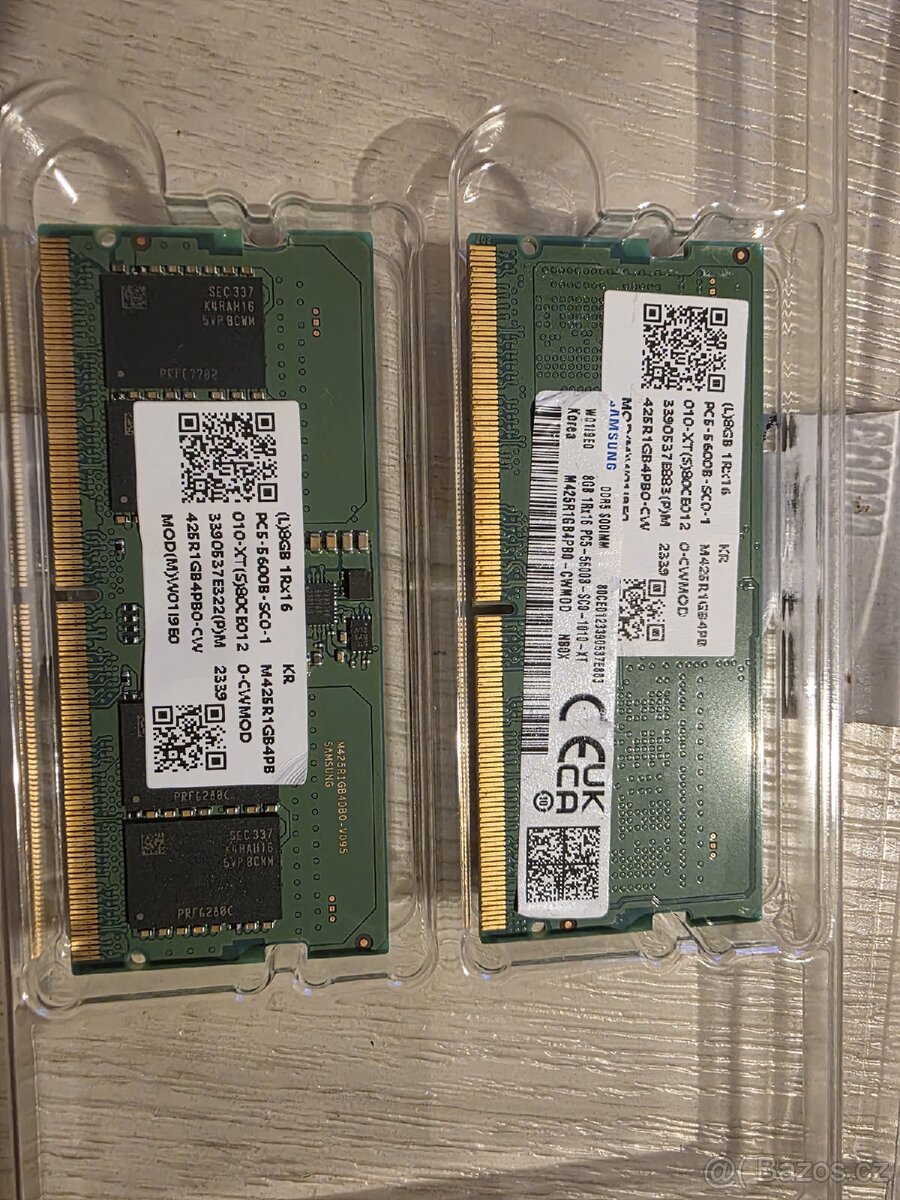 16GB (2x8GB) DDR5 RAM Samsung 5600MHz – pro notebook - 2