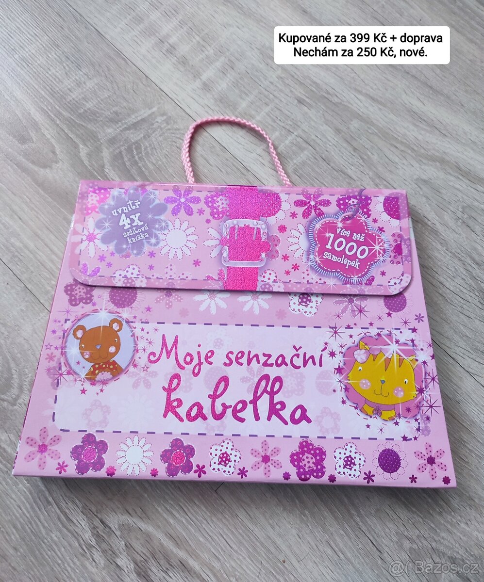 Moje první kabelka + samolepky , nové - 2