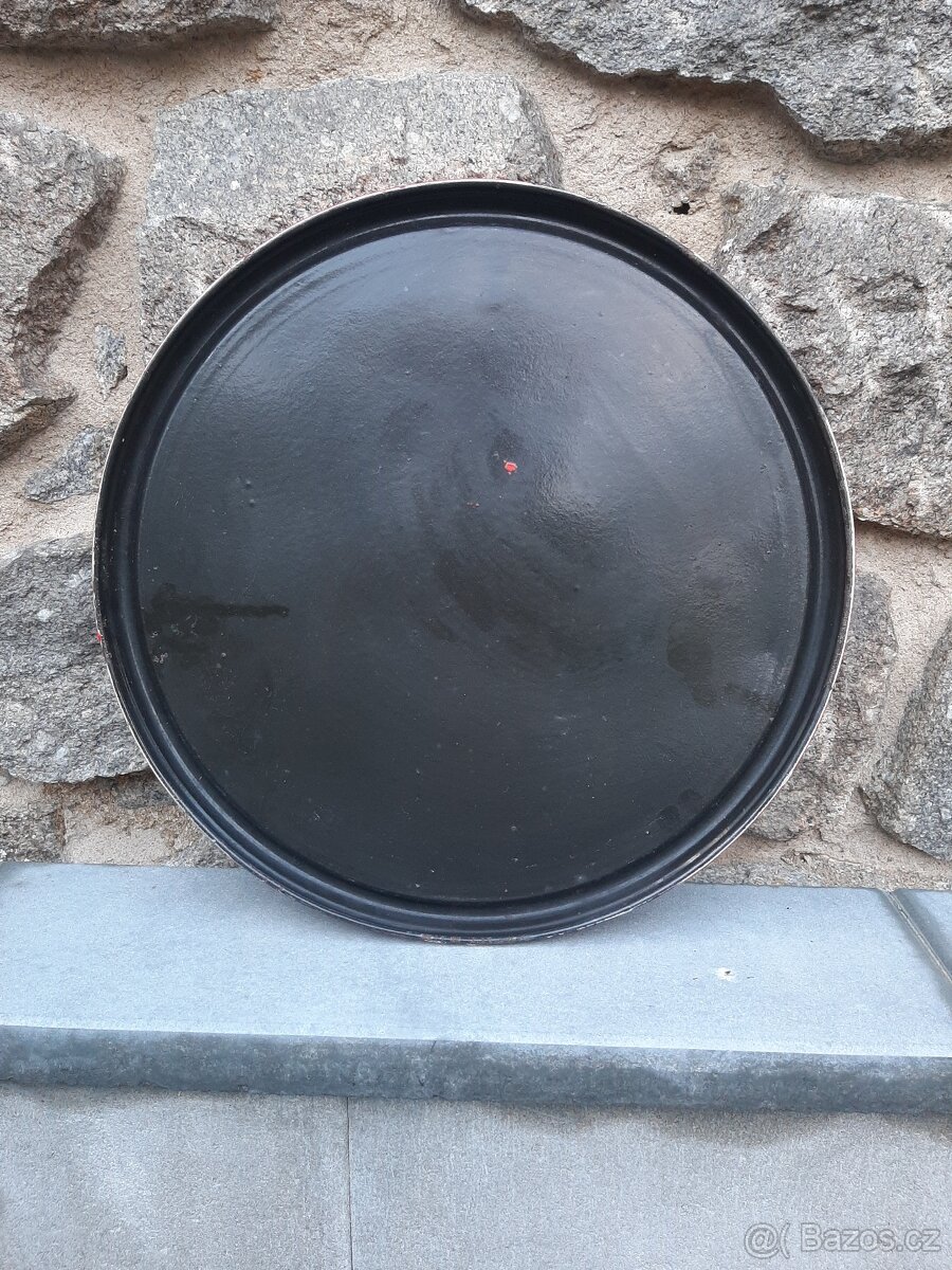 Retro smaltovaná dekorace - 2