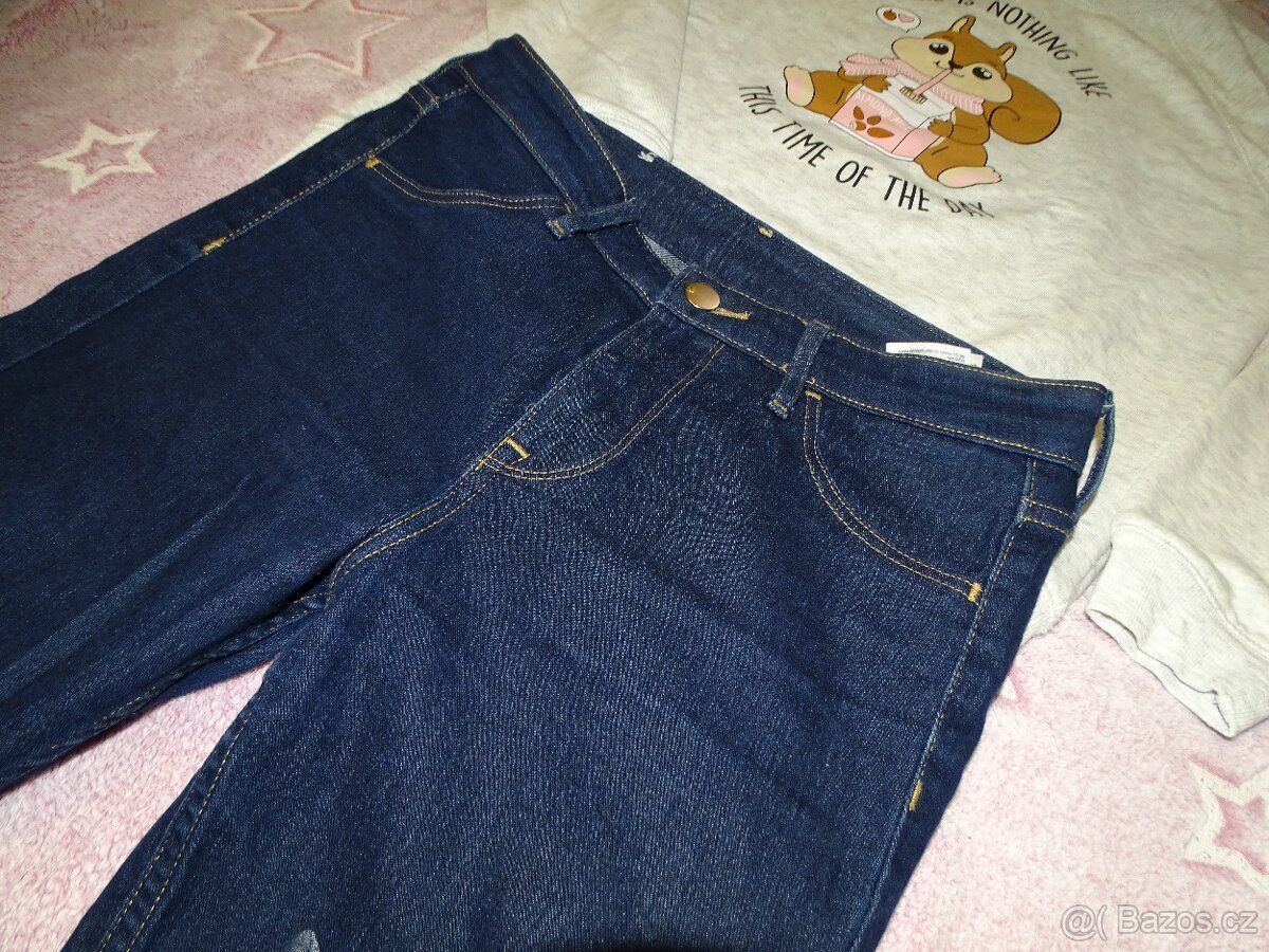 Rifle Denim + mikuna vel.S,34 - 2