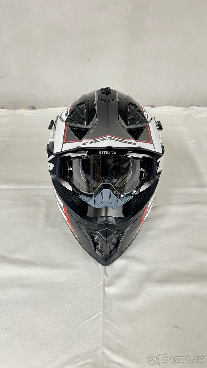 MX helma Cassida vel. M + brýle 100% - 2