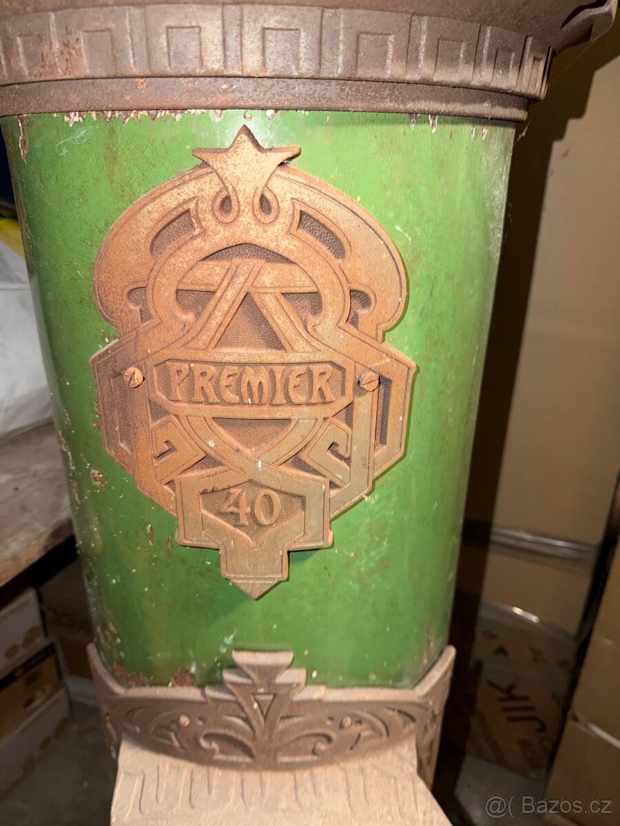 Starožitná litinová kamna Premier Ferrum - 2