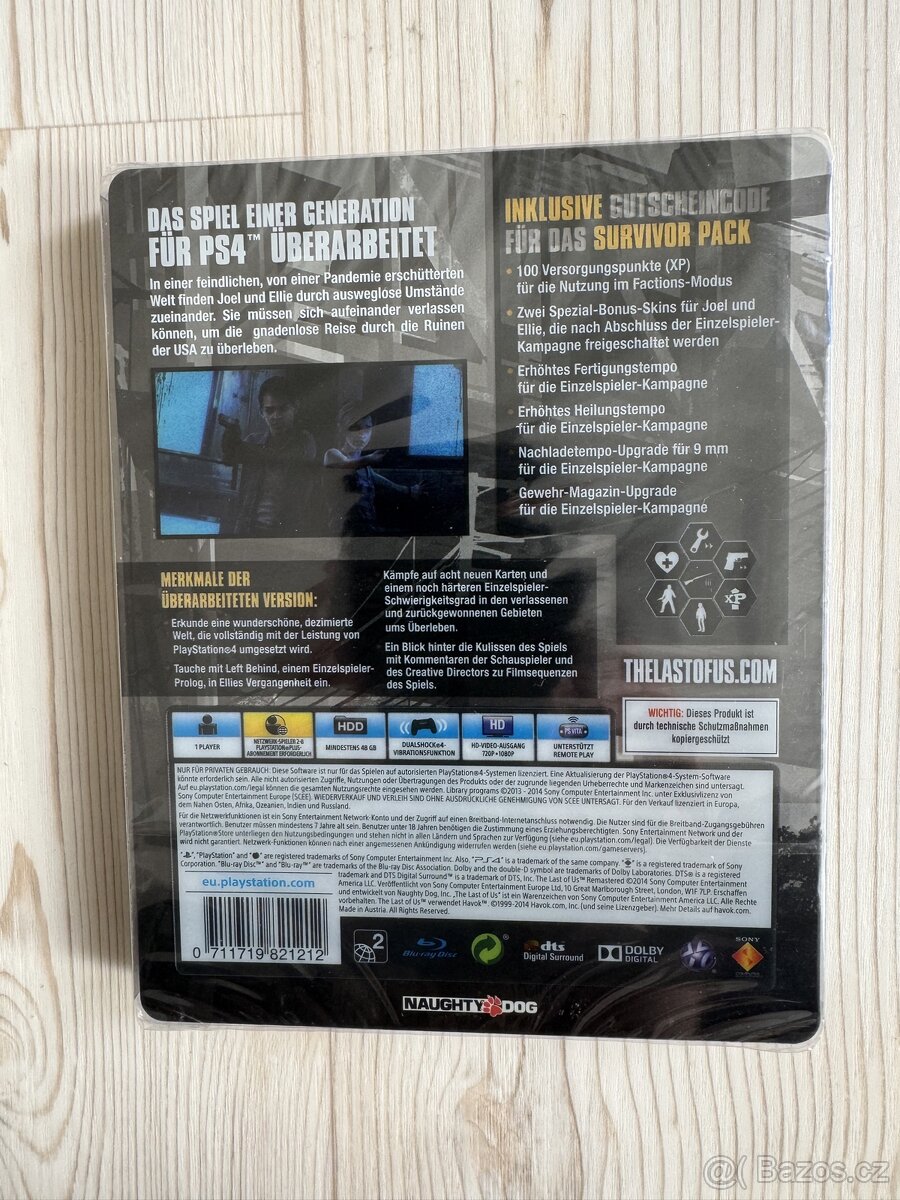 THE LAST OF US- REMASTERED STEELBOOK - 2