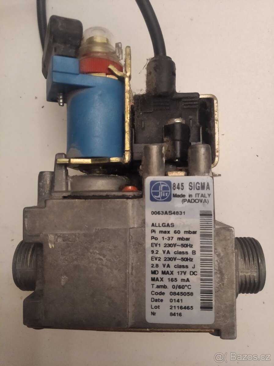 Plynový ventil SIT 845 Sigma + Elektronika Brahma - 2