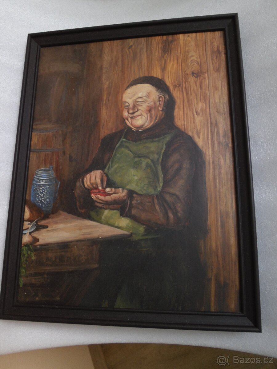 Obraz mnicha? hokynáře? - 2