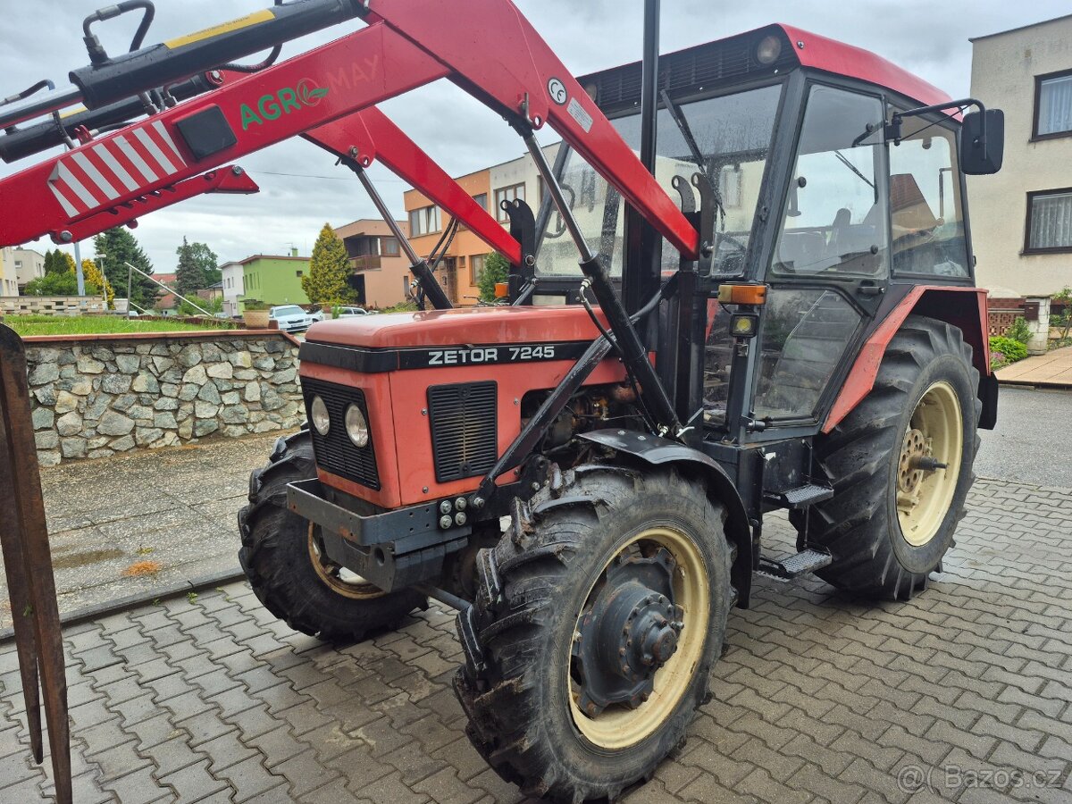 Zetor 7245 s čelním nakladačem - 2