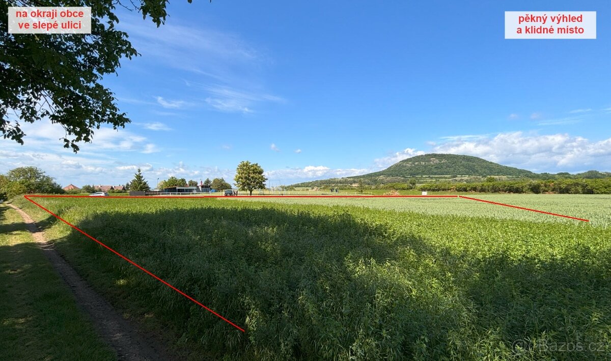 Stavební pozemek k bydlení (možné okamžitě začít stavět) - 2