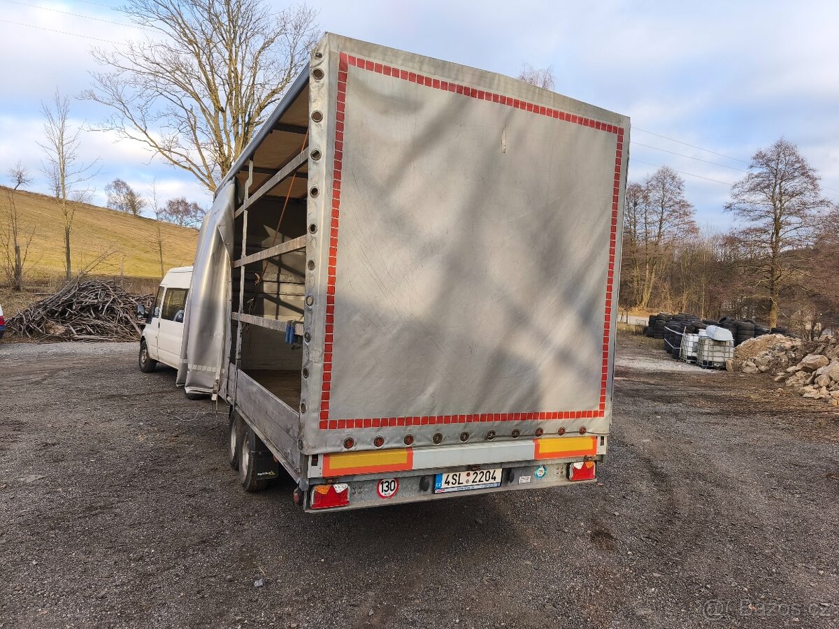 Plachtový přívěs Agados 3,5T - 2