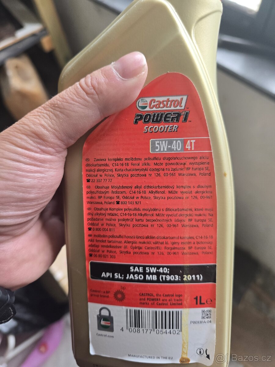 Olej CASTROL SCOOTER 5W-40 4T - 2