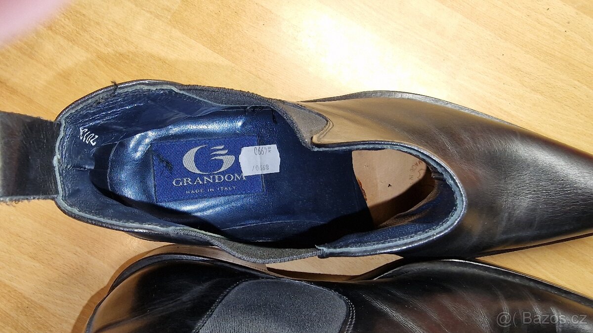 Kožené kvalitní, nové boty - 2