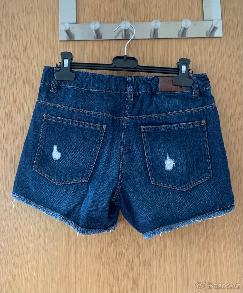 Džínové kraťasy s dírami Next 13 let - 2