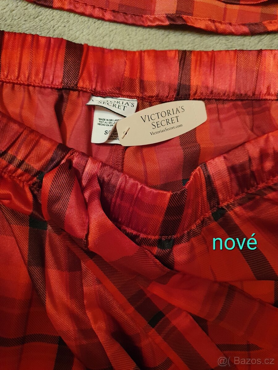 NOVE Damske kostkovane pyzamo Victoria secret S/36 - 2