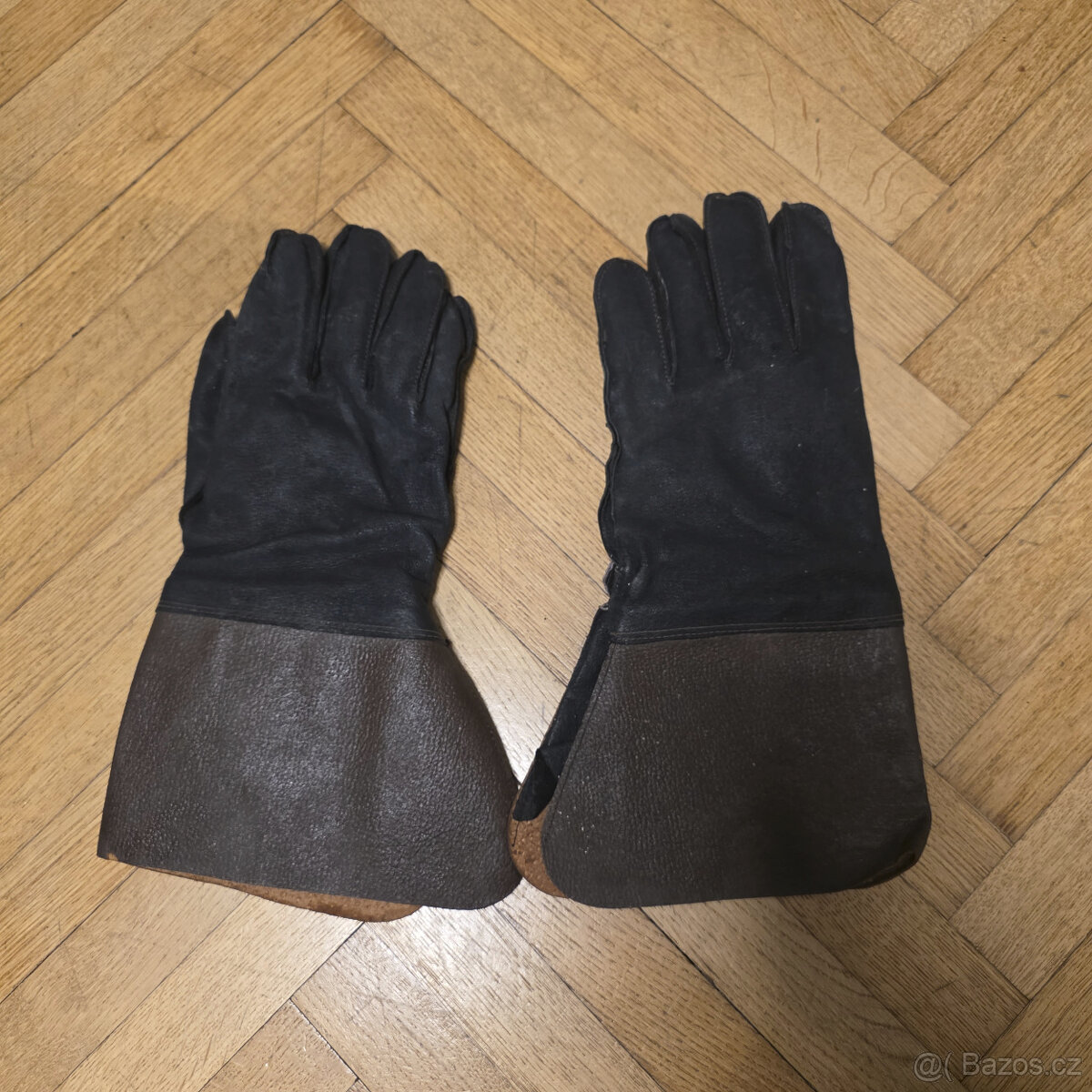 Kožené rukavice retro - 2