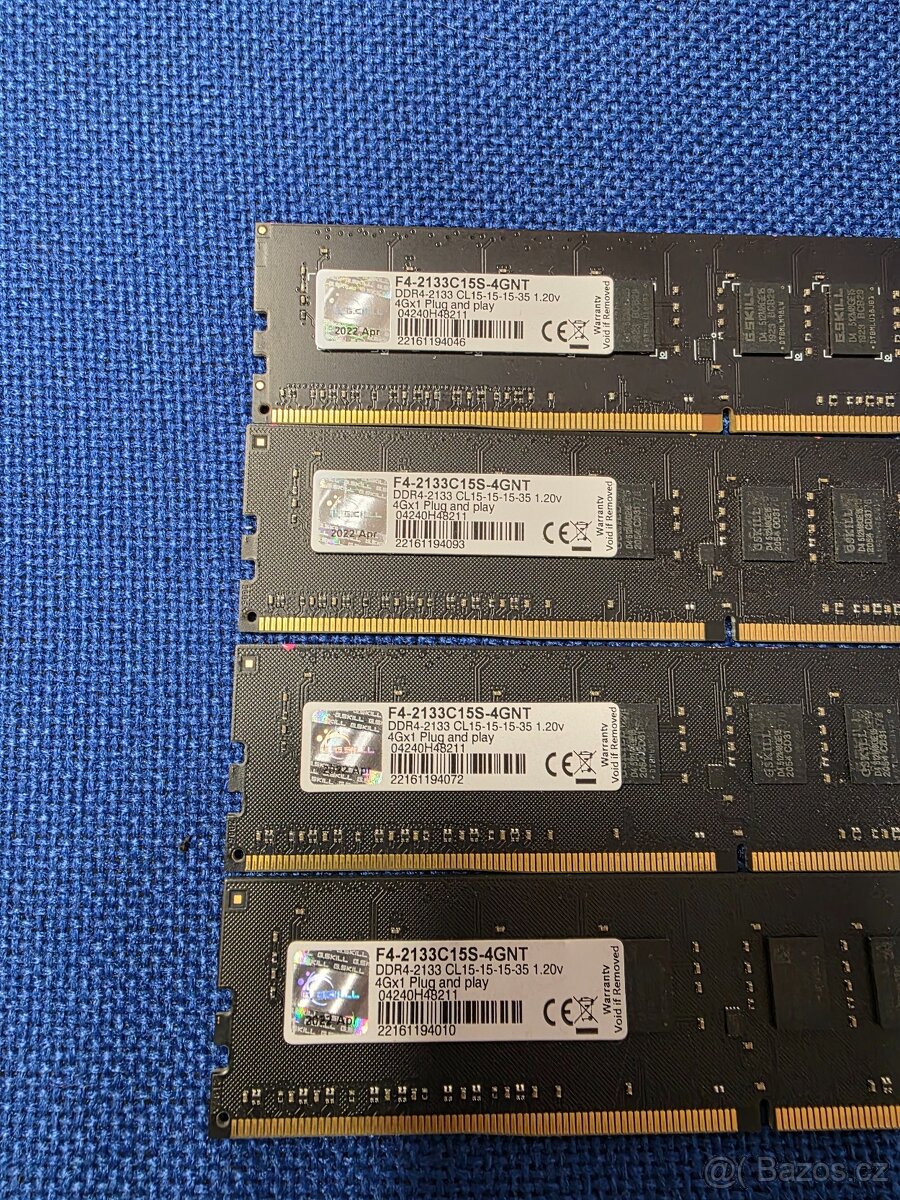 RAM G.Skill 16GB DDR4 – 100% stav - 2