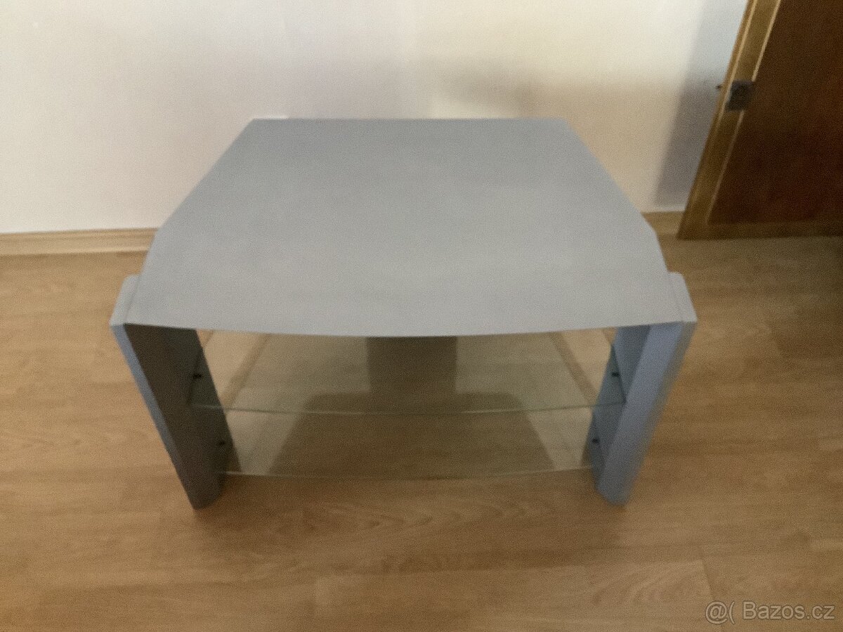 Televizní stolek střríbrný - 2