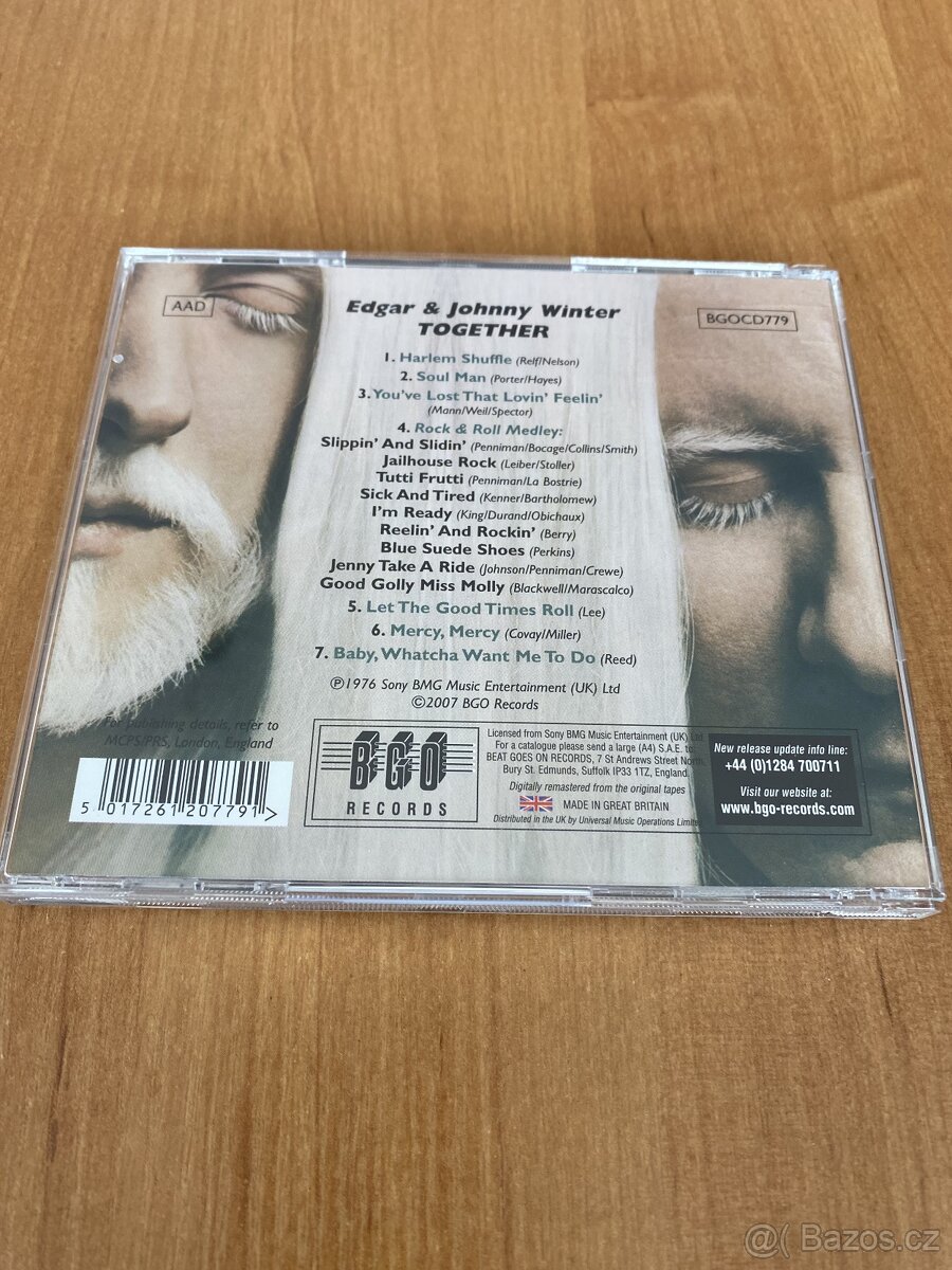 CD Edgar & Johnny Winter - Together - 2