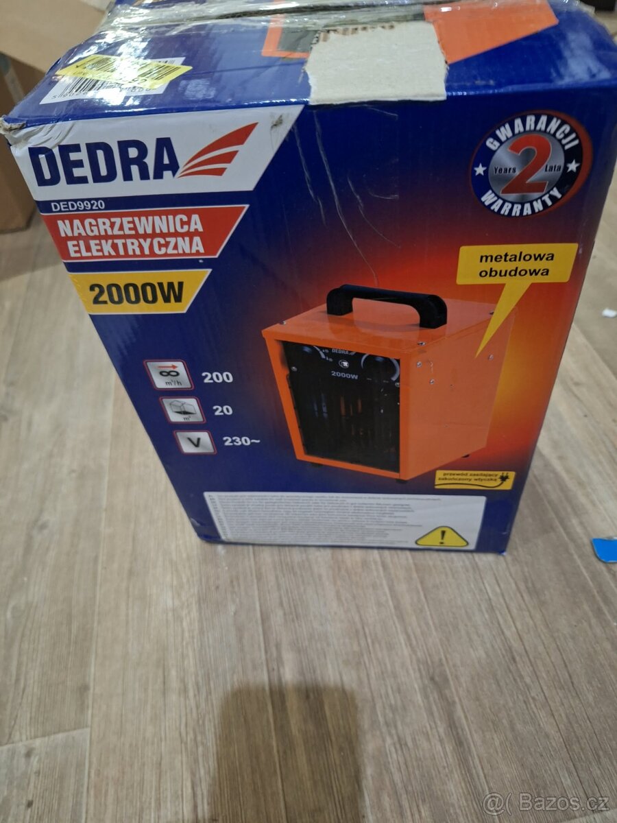 Ohřívač elektrický 2000W - 2