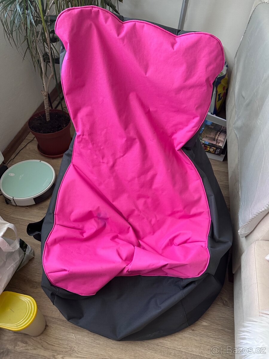 Sedací vak růžový - 2