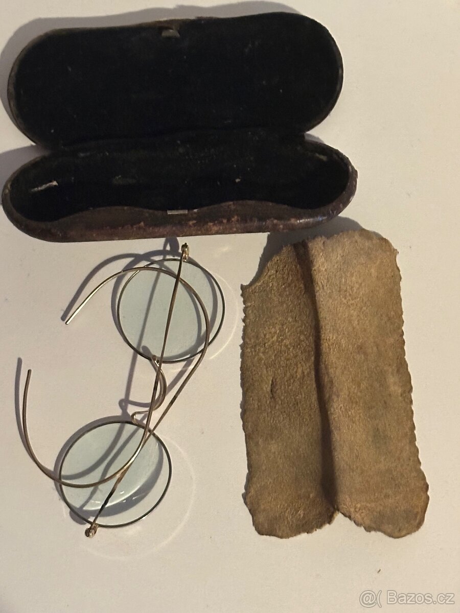 Stare bryle lenonky s pouzdrem - 2