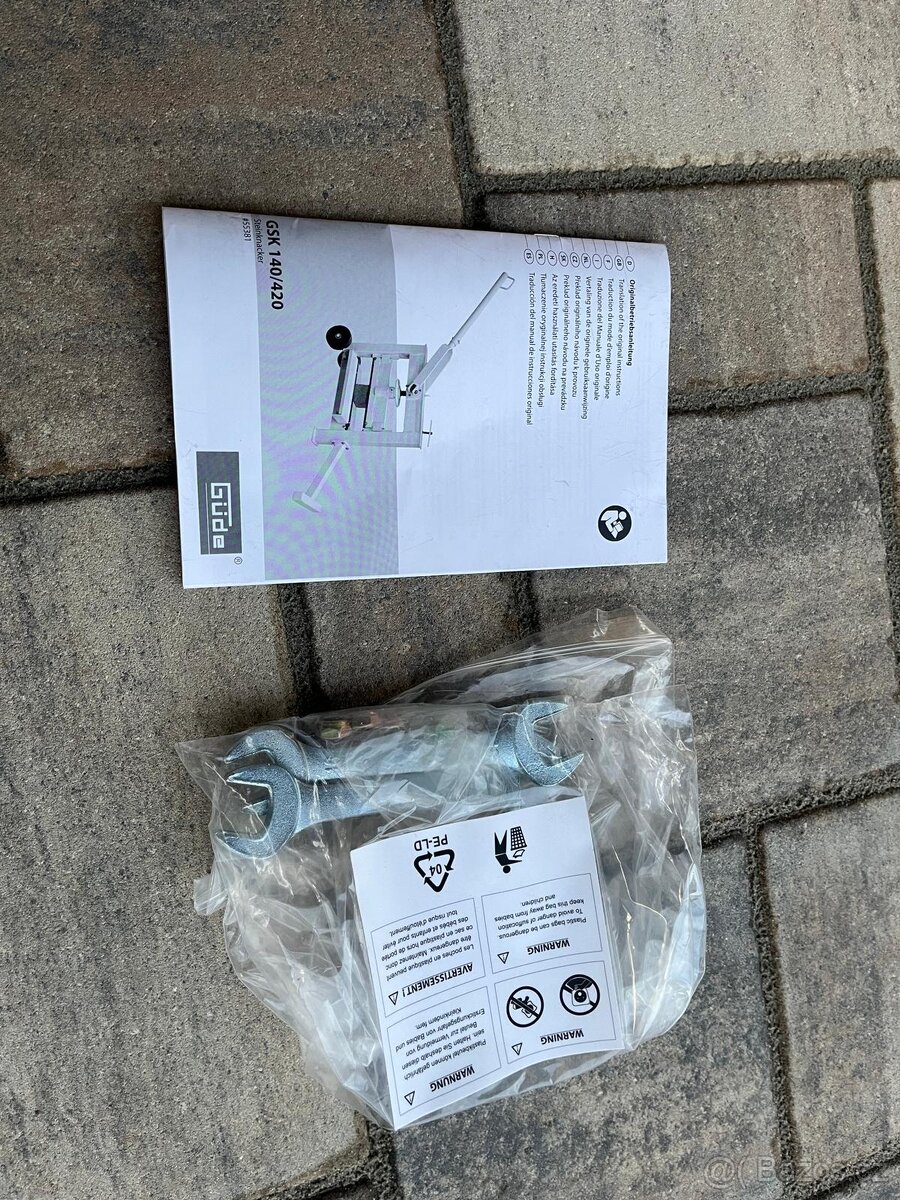 prodám pákovou lamačku dlažby - 2