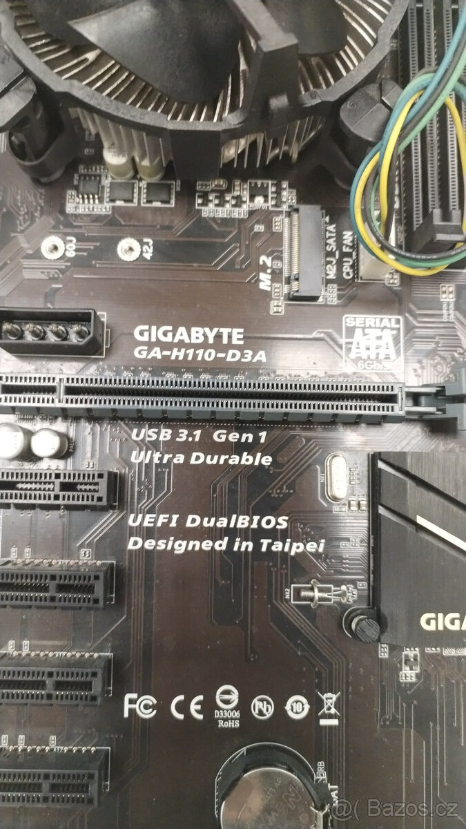 Základní deska Gigabyte GA-H110-D3A (LGA1151) - otestovaná - 2