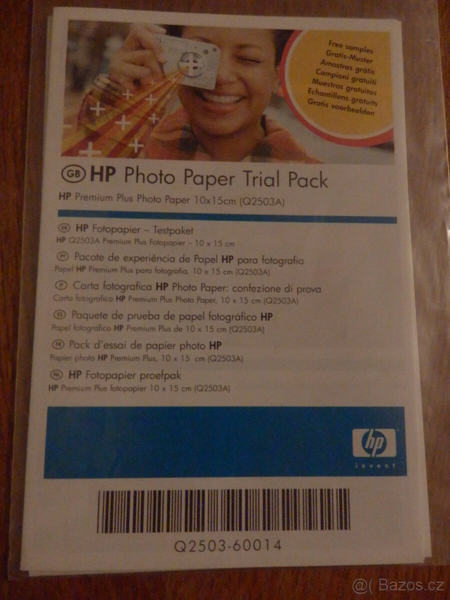 Fotopapíry do inkoustové tiskárny HP - 2