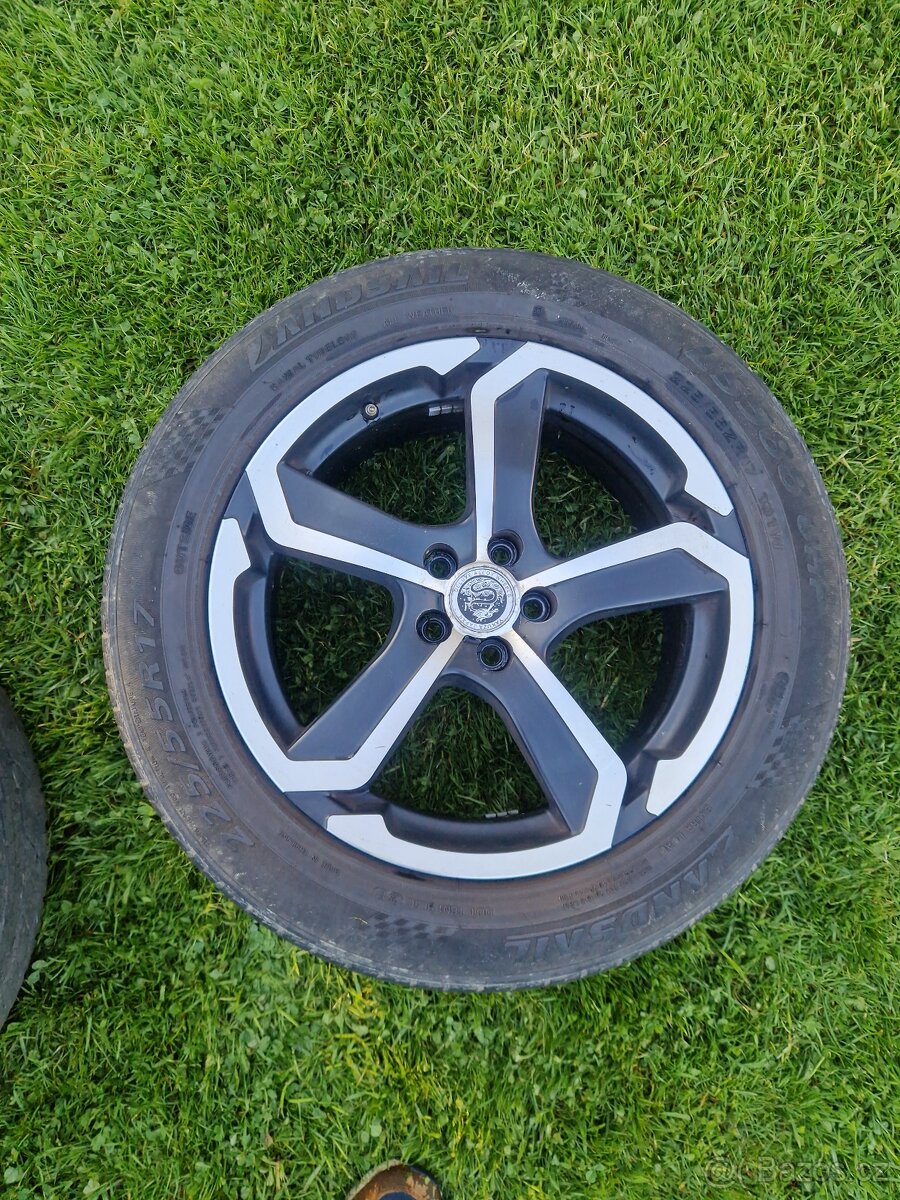 Alu kola Yakuza Japan Tsunami 17 palců, 5x100 - 2