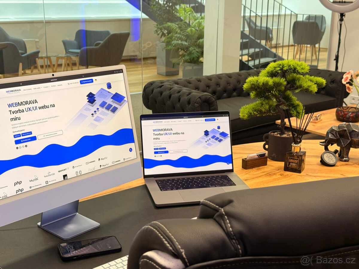 Tvorba webových stránek na míru profesionálně - WEBMORAVA - 2