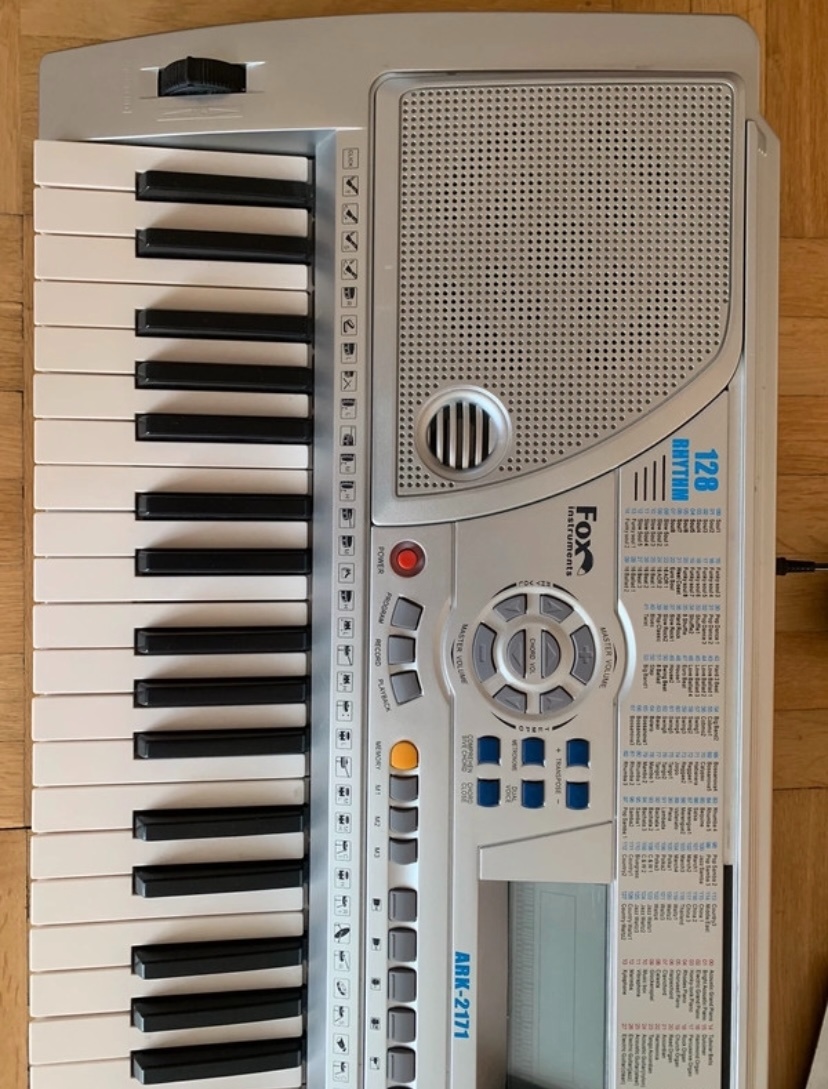 elektronické klávesy - 2