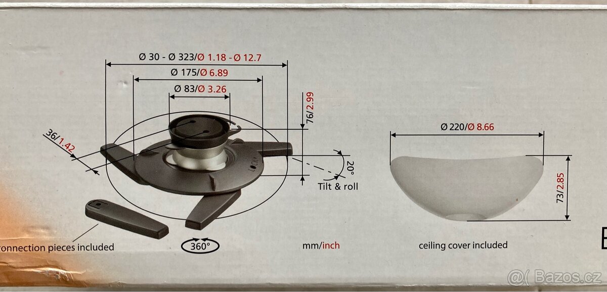 Stropní držák na projektor Vogel’s EPC 6545 - 2