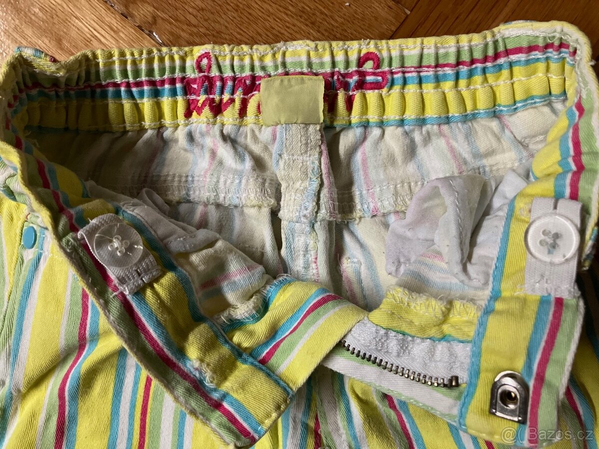 Dětské dívčí kalhoty velikost 104 (3-4 roky), stahující - 2