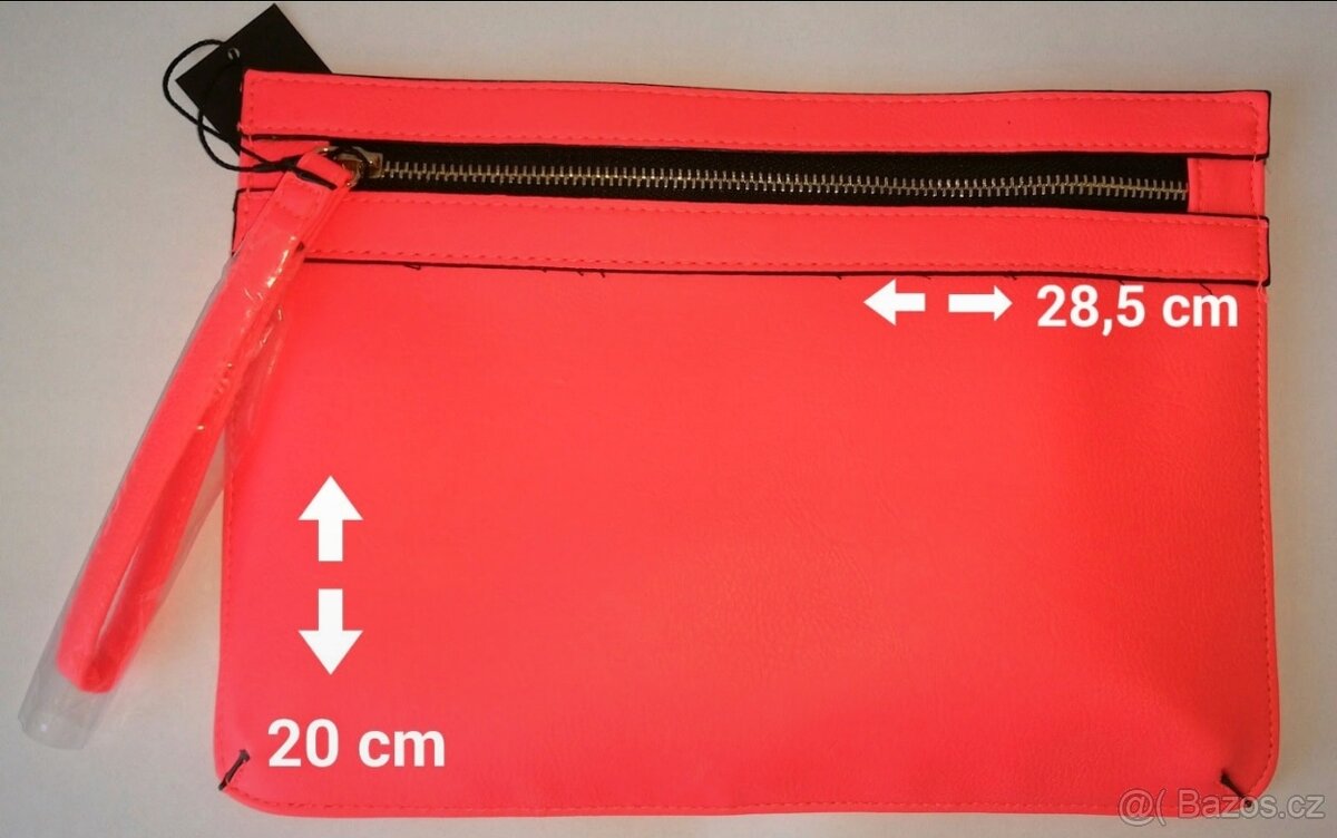 Neonová kabelka do ruky / psaníčko - 2