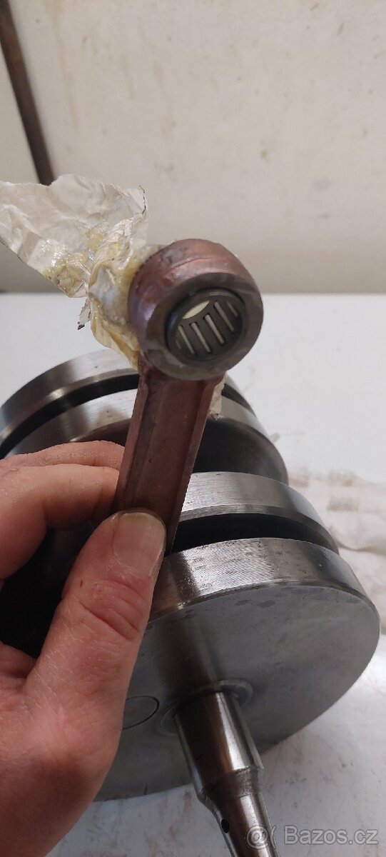 Jawa 350 kliková hřídel po GO - 2