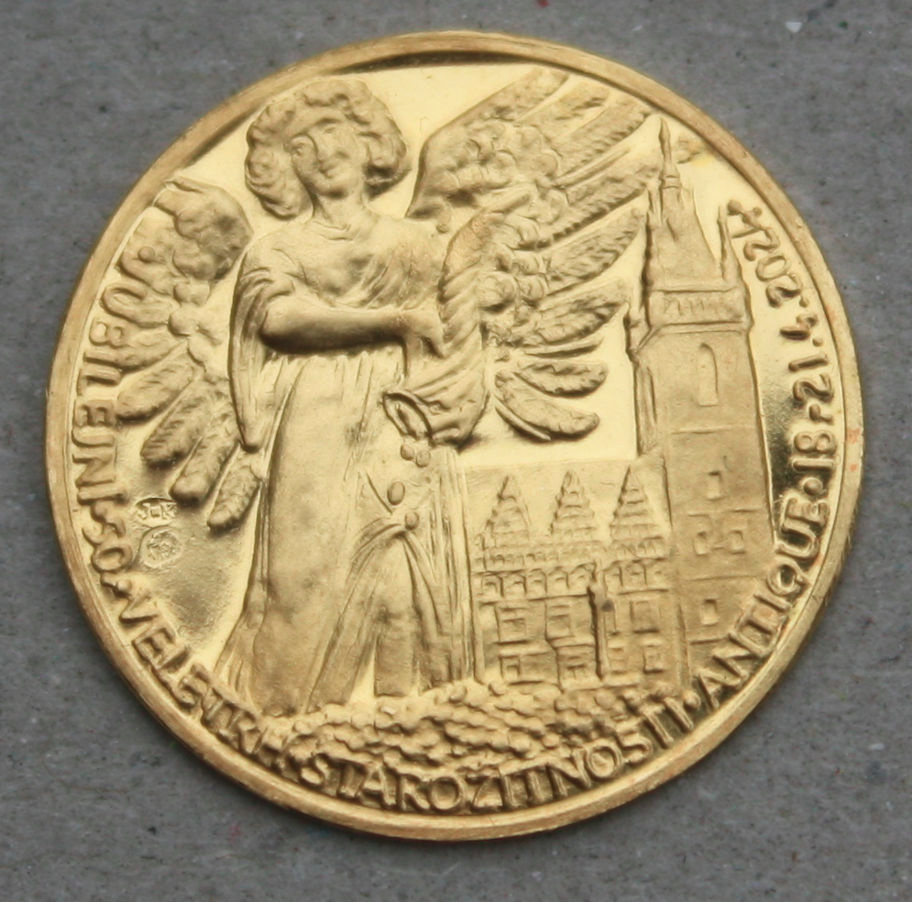 Zlato, medaile starožitníci 2024, extrémně vzácná RRR dukát - 2