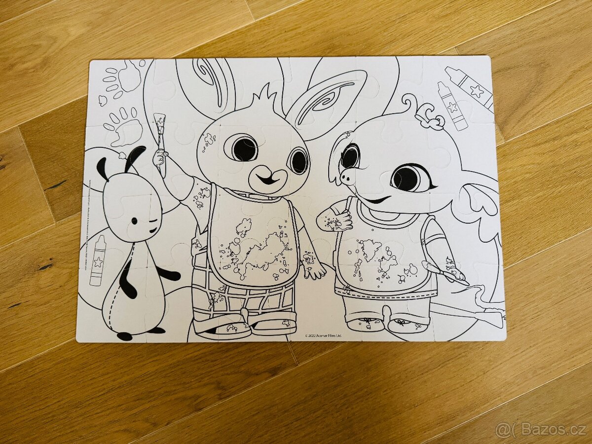 Oboustranné puzzle Králíček Bing, 3+ - 2