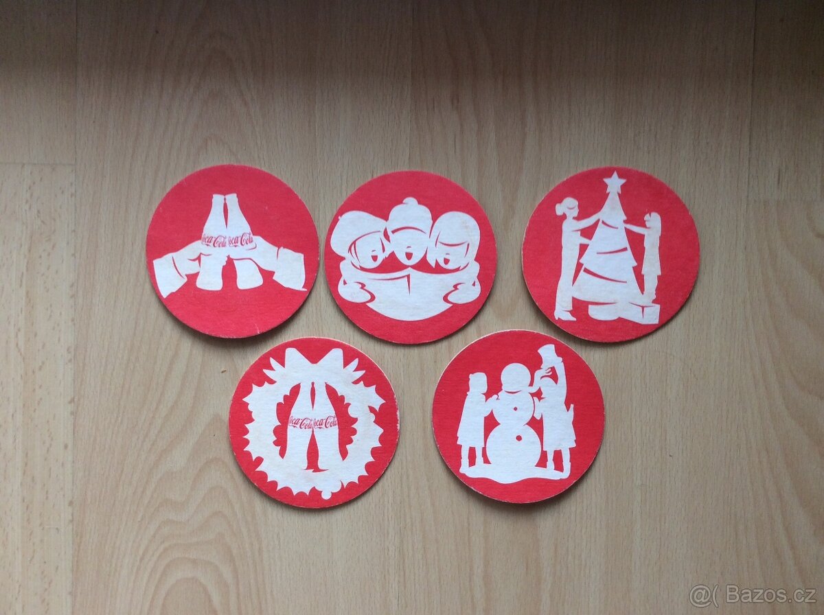 Tácky Coca-Cola vánoční - 2