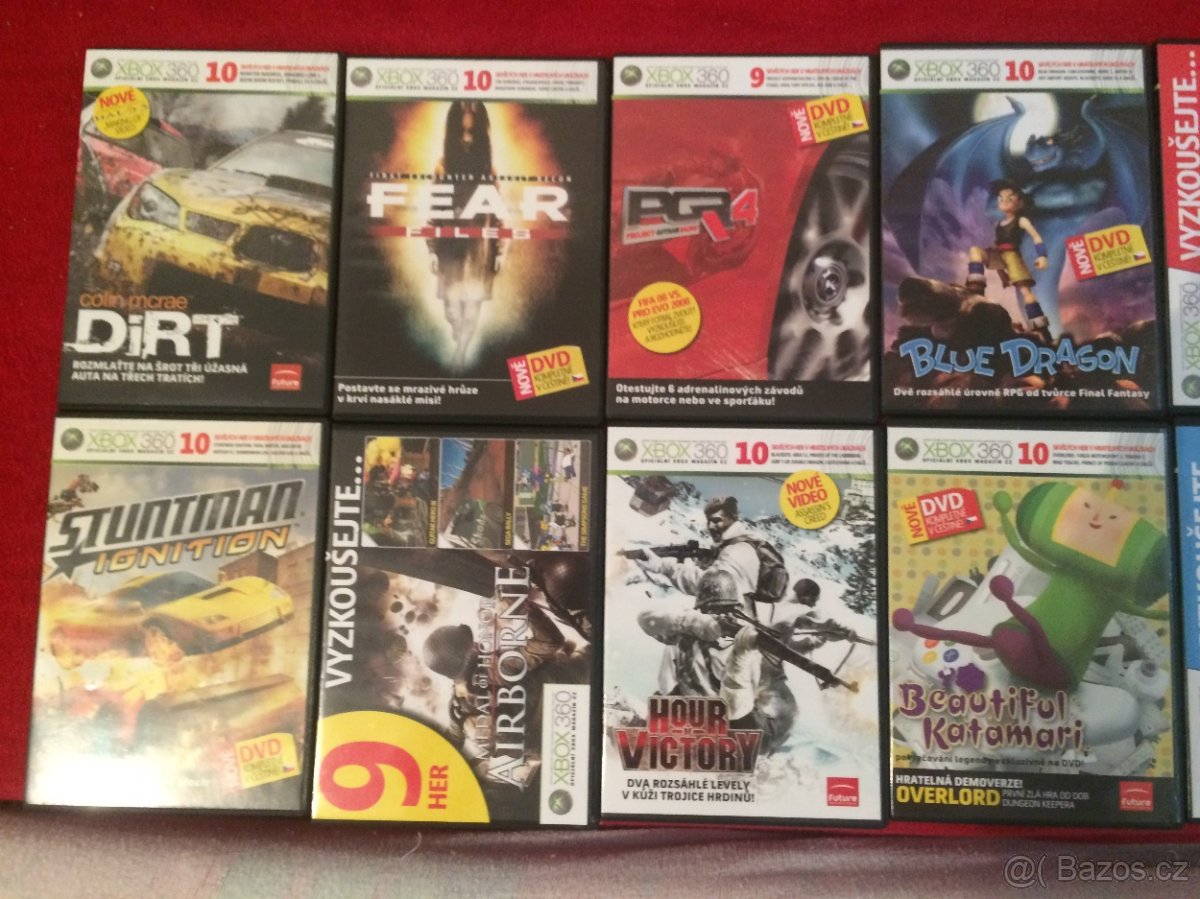 OXM360 7 DVD s hratelnými demíčky a videi Xbox 360 - 2