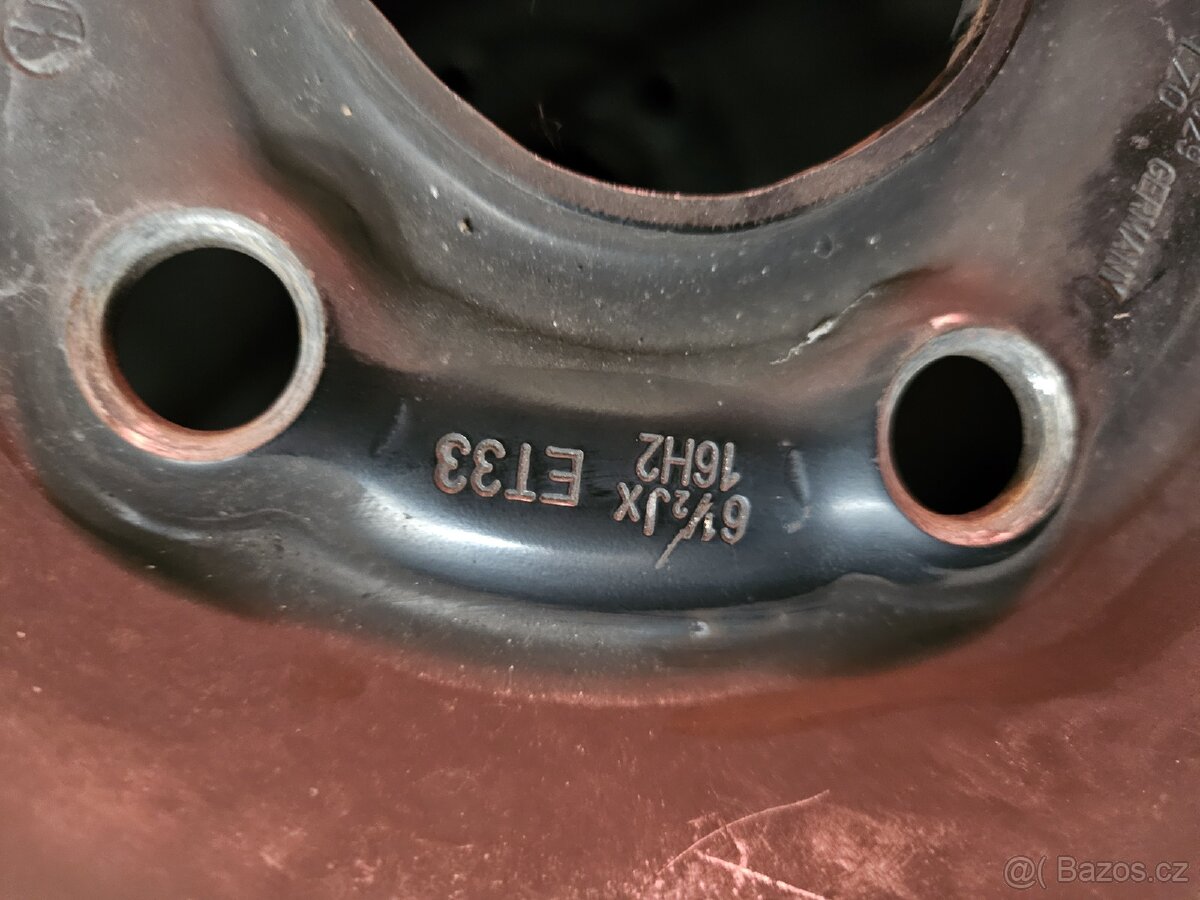 Plechové disky 5x112 r16 VW tiguan - 2