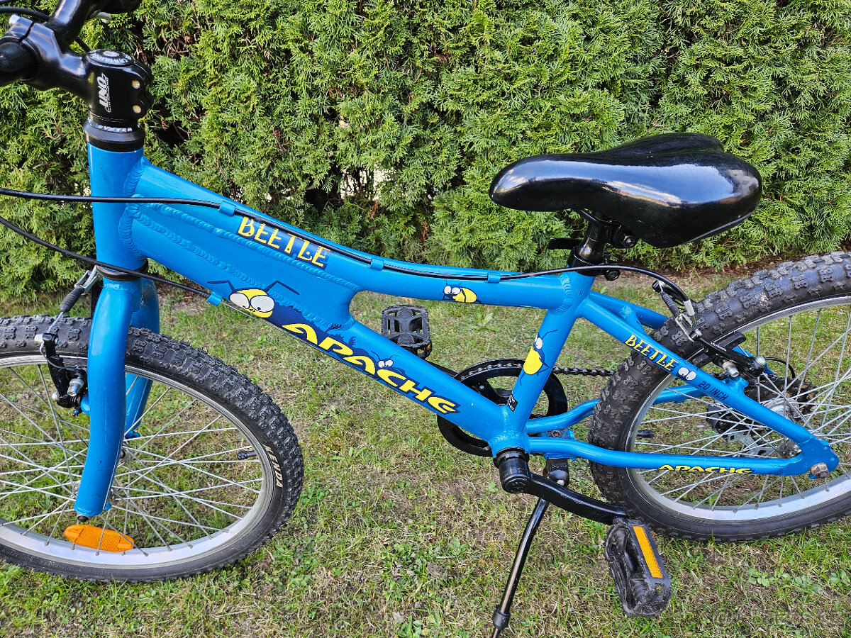 Dětské 20" horské hliníkové kolo APACHE, rám 11" od 110 cm - 2