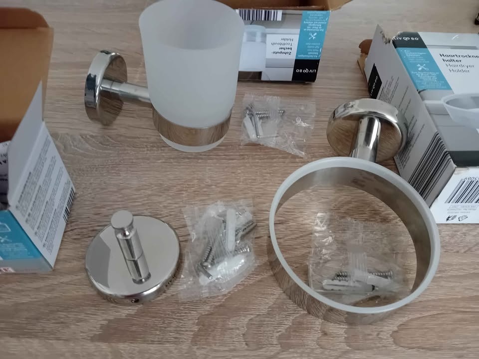 NOVÉ - nerez doplňky do koupelny - 2
