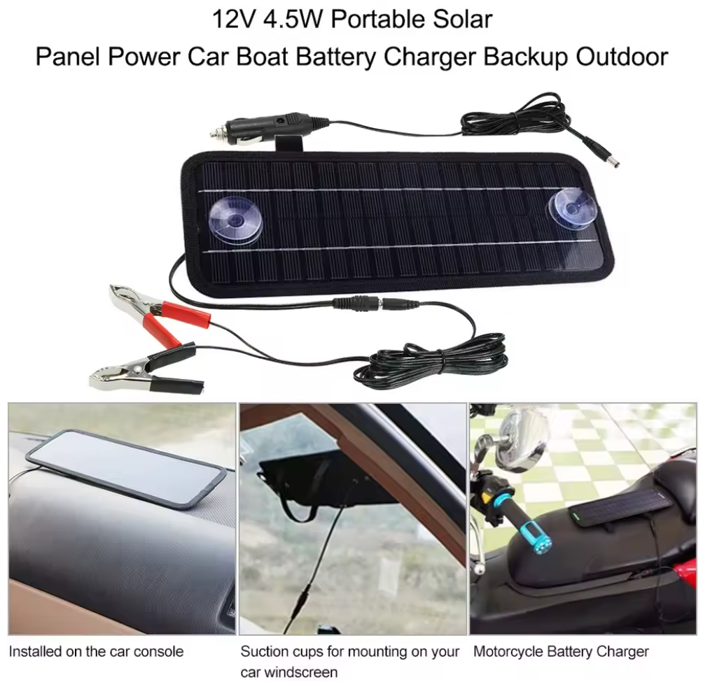 solární nabíječka autobaterie, udržovač autobaterie - nové - 2