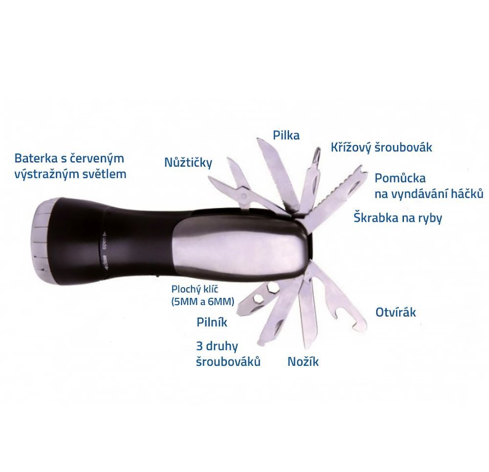 Multifunkční svítilna 13v1 - 2