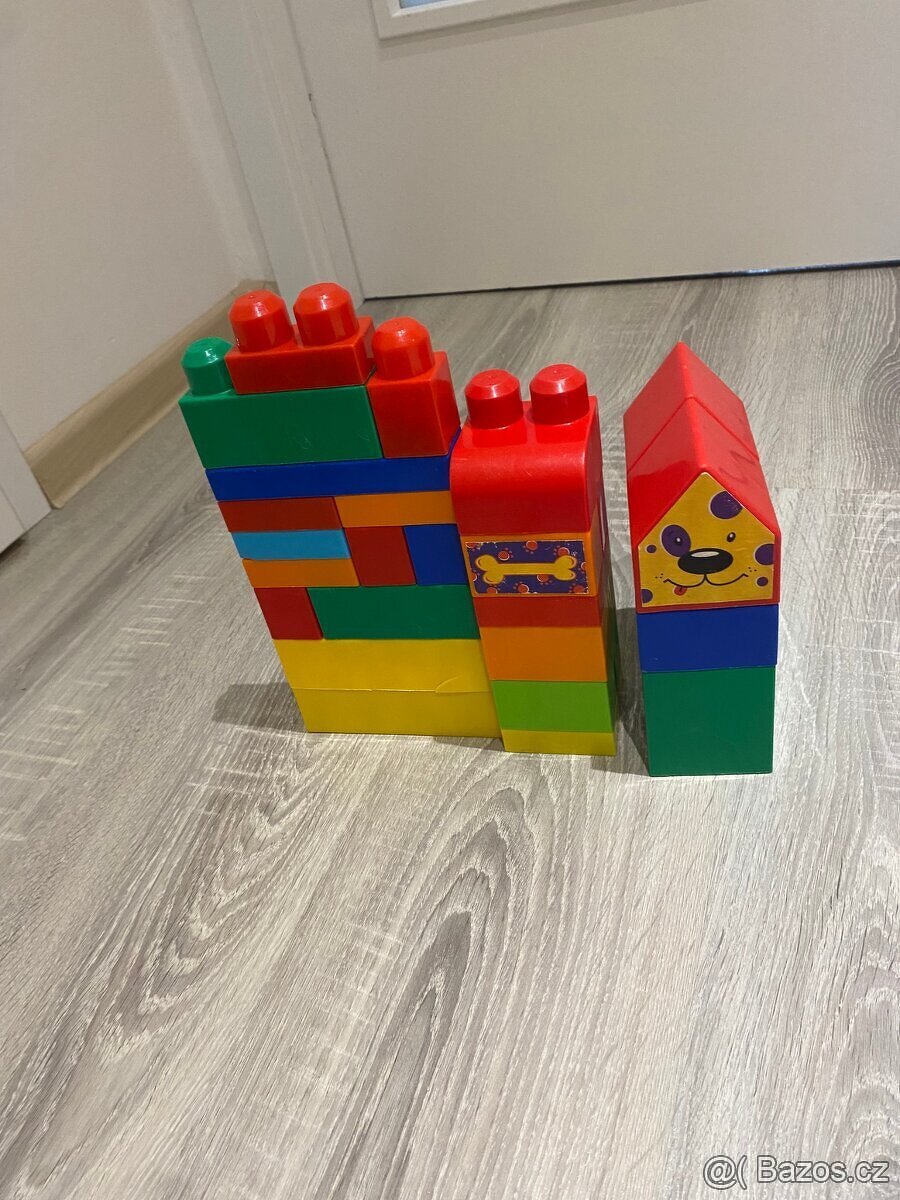 Barevná plastová stavebnice – velké kostky 🧱 - 2